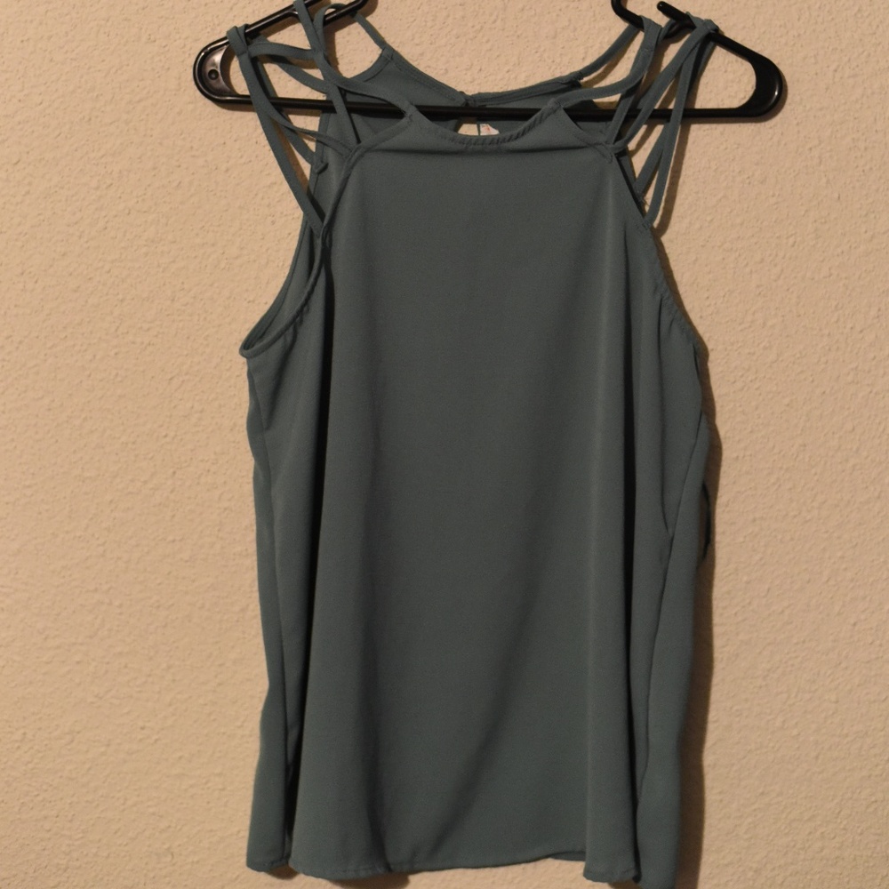 Turquoise light weight blouse